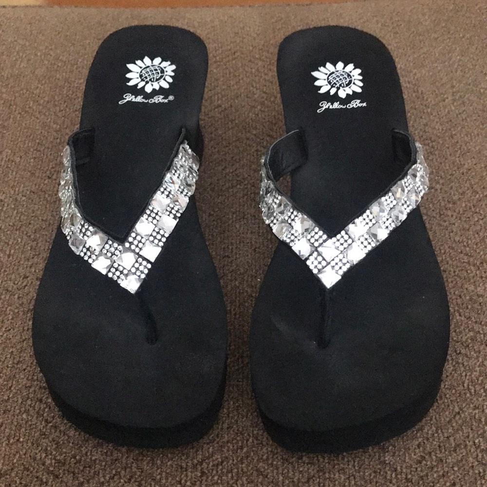 Yellow Box Flip Flops